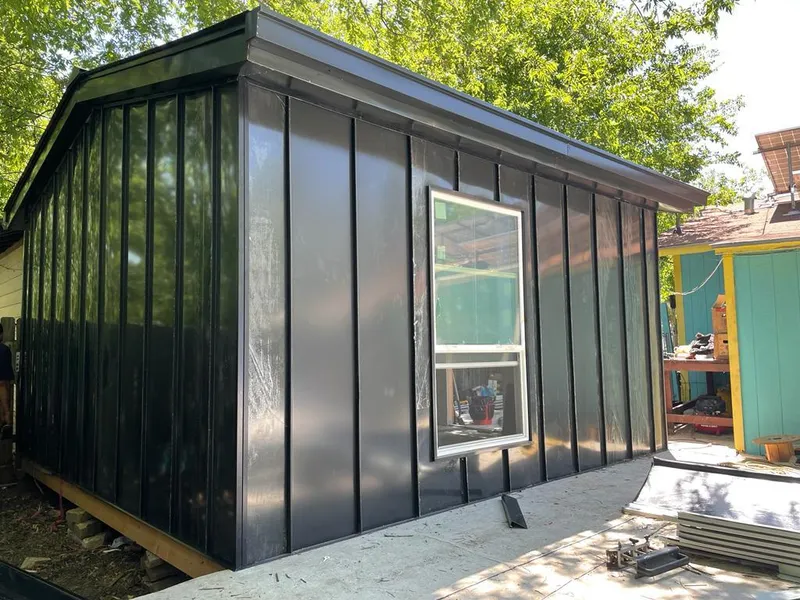 Black standing seam metal wall panels for Metal Roof Installation in Sierra Vista Southeast